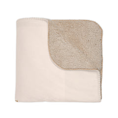 Inspirational Sherpa Blanket – "She Walks in Faith and Fire and Flourishes"