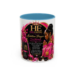 Her Empire Collection™ | Empire Ambition Prayer™ Luxury Coffee Mug | Inspirational Gift for Ambitious Women | 11oz & 15oz