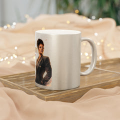 Metallic Mug — “I Am The Blueprint, Not The Backup Plan” Inspirational Silver/Gold Coffee Mug