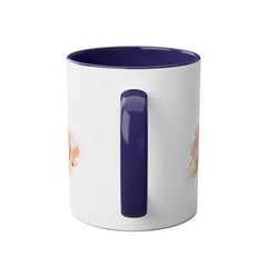 11oz Two-Tone Mug — 'Involve' Gold Crown Design | Royal Coffee Cup Gift