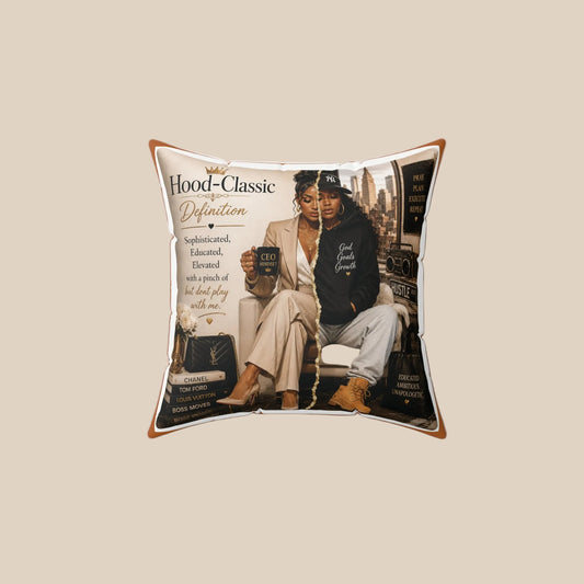 Her Empire Collection™ | Hustle & Heart™ Premium Accent Pillow