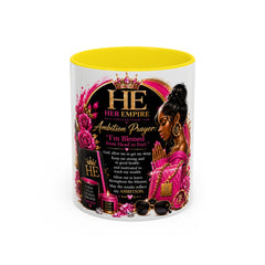 Her Empire Collection™ | Empire Ambition Prayer™ Luxury Coffee Mug | Inspirational Gift for Ambitious Women | 11oz & 15oz