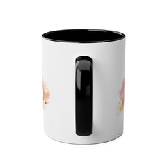 11oz Two-Tone Mug — 'Involve' Gold Crown Design | Royal Coffee Cup Gift