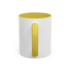 Devoted Crown Coffee Mug — Elegant Gold Script Ceramic Mug (11oz & 15oz)