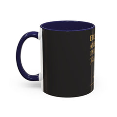 Her Empire Collection™ | Educated. Ambitious. Unapologetic.™ Luxury Coffee Mug | Black & Gold Inspirational Gift | 11oz & 15oz