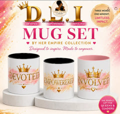 D.E.I "Devoted. Empowered. Involved" Mug Bundle