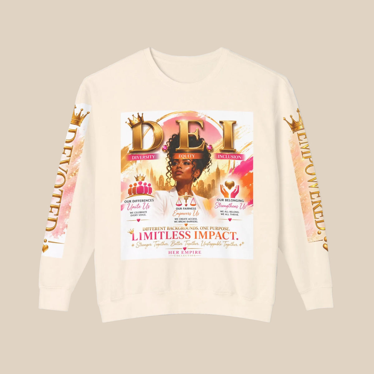 Her Empire Collection™ | Lead Without Limits™ Signature Crewneck
