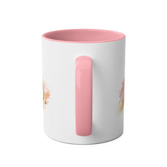 11oz Two-Tone Mug — 'Involve' Gold Crown Design | Royal Coffee Cup Gift