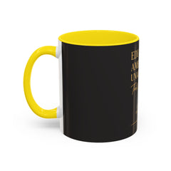 Her Empire Collection™ | Educated. Ambitious. Unapologetic.™ Luxury Coffee Mug | Black & Gold Inspirational Gift | 11oz & 15oz