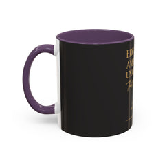 Her Empire Collection™ | Educated. Ambitious. Unapologetic.™ Luxury Coffee Mug | Black & Gold Inspirational Gift | 11oz & 15oz