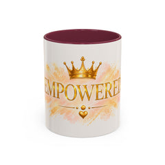 Empowered Crown Coffee Mug – Inspirational 11oz/15oz Ceramic Mug