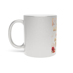 Metallic Mug — “I Am The Blueprint, Not The Backup Plan” Inspirational Silver/Gold Coffee Mug