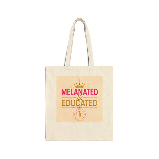 Her Empire Collection™ | Melanated & Educated™ Luxury Canvas Tote Bag