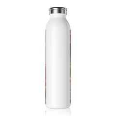Botella de agua delgada — Botella motivacional de acero inoxidable 'Está bien hermana, tú puedes'