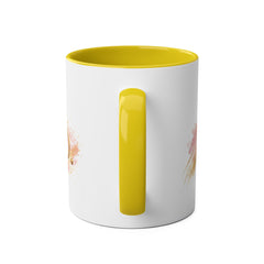 11oz Two-Tone Mug — 'Involve' Gold Crown Design | Royal Coffee Cup Gift