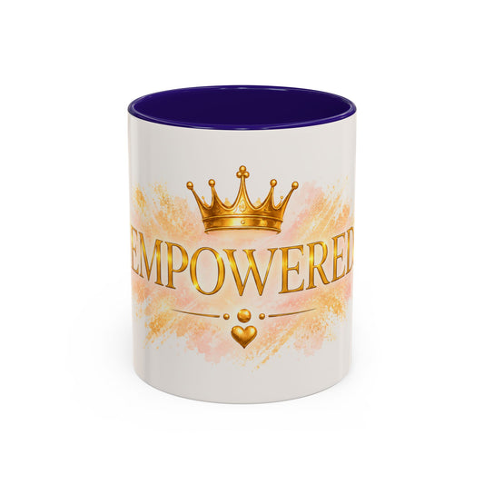 Empowered Crown Coffee Mug – Inspirational 11oz/15oz Ceramic Mug