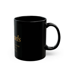 She Leads Gold Crown Mug — Inspirational Leader, Educator, Mother & Wife Coffee Cup (11oz/15oz)