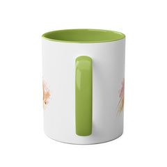 11oz Two-Tone Mug — 'Involve' Gold Crown Design | Royal Coffee Cup Gift