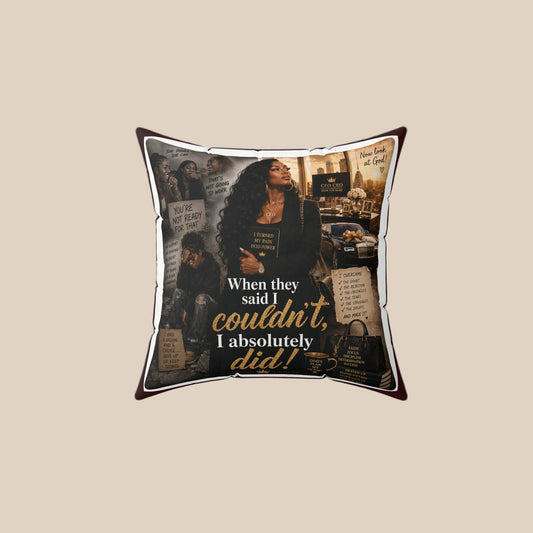 Her Empire Collection™ | She Proved Them Wrong™ Signature Pillow