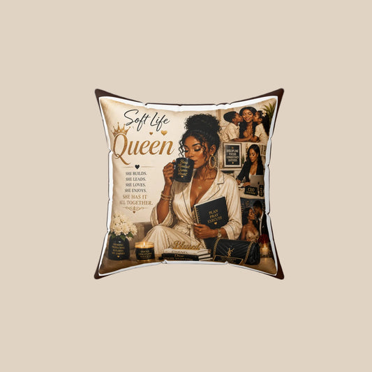 Her Empire Collection™ | Soft Life Queen™ Decorative Pillow