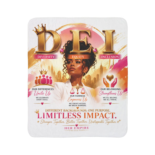 Her Empire Collection™ | Limitless Impact™ Luxury Sherpa Blanket