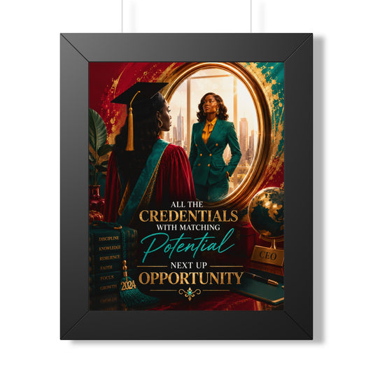 Her Empire Collection™ | She Earned the Crown Graduation Print