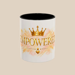 Empowered Crown Coffee Mug – Inspirational 11oz/15oz Ceramic Mug