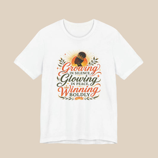 Her Empire Collection™ | Quietly Building an Empire™ Inspirational Women's T-Shirt | Motivational Boss Lady Graphic Tee | Luxury Empowerment Apparel