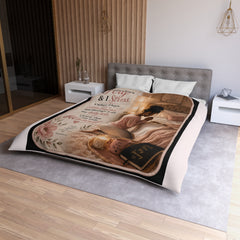 Blessed Hotmess Prayer Duvet Cover — Inspirational Christian Bedroom Decor