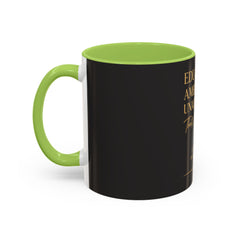 Her Empire Collection™ | Educated. Ambitious. Unapologetic.™ Luxury Coffee Mug | Black & Gold Inspirational Gift | 11oz & 15oz